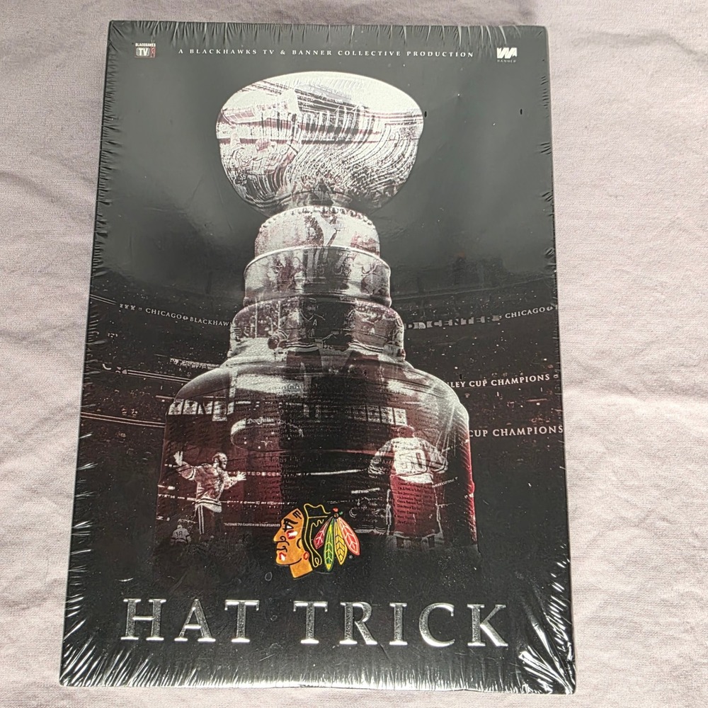 NEW Chicago Blackhawks Hat Trick DVD 2015 Stanley Cup Champions Documentary Gift